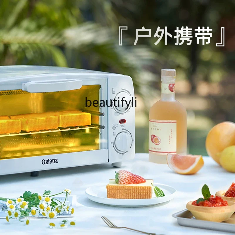 เตาอบในครัวเรือน 10 ลิตรอบมัลติฟังก์ชั่น GT10B เตาอบไฟฟ้าอัตโนมัติเต็มรูปแบบ เตาอบขนาดเล็กขนาดเล็ก