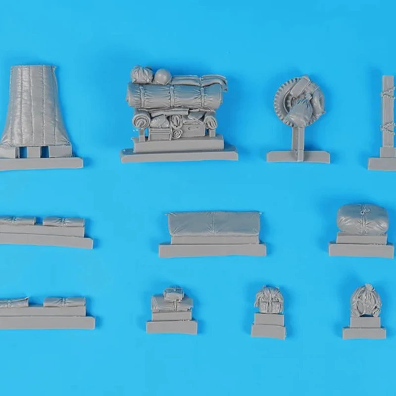 1/35 Resin Model Scene Accessories Russian Field Car Gaz 67 B Accessories Set Unassembled and Unpainted Miniature Statue toys