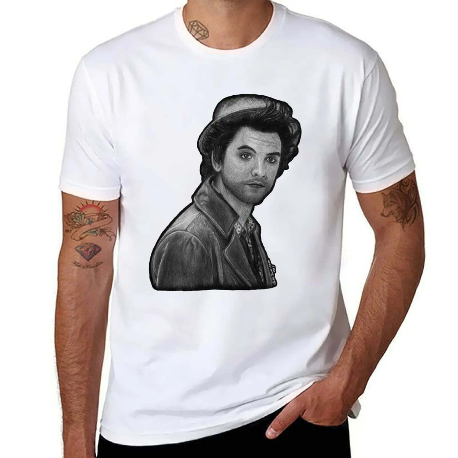 

Andrew Lee Potts as Hatter T-Shirt man t shirts cotton t shirt man luxury T-Shirt