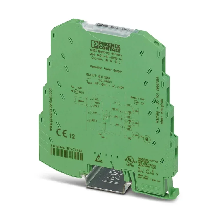 

2864422 Аналоговый мини-MCR-SL-RPS-I-I 3-ходовой изоляционный повторитель Источник питания MCR Ретранслятор Блоки питания