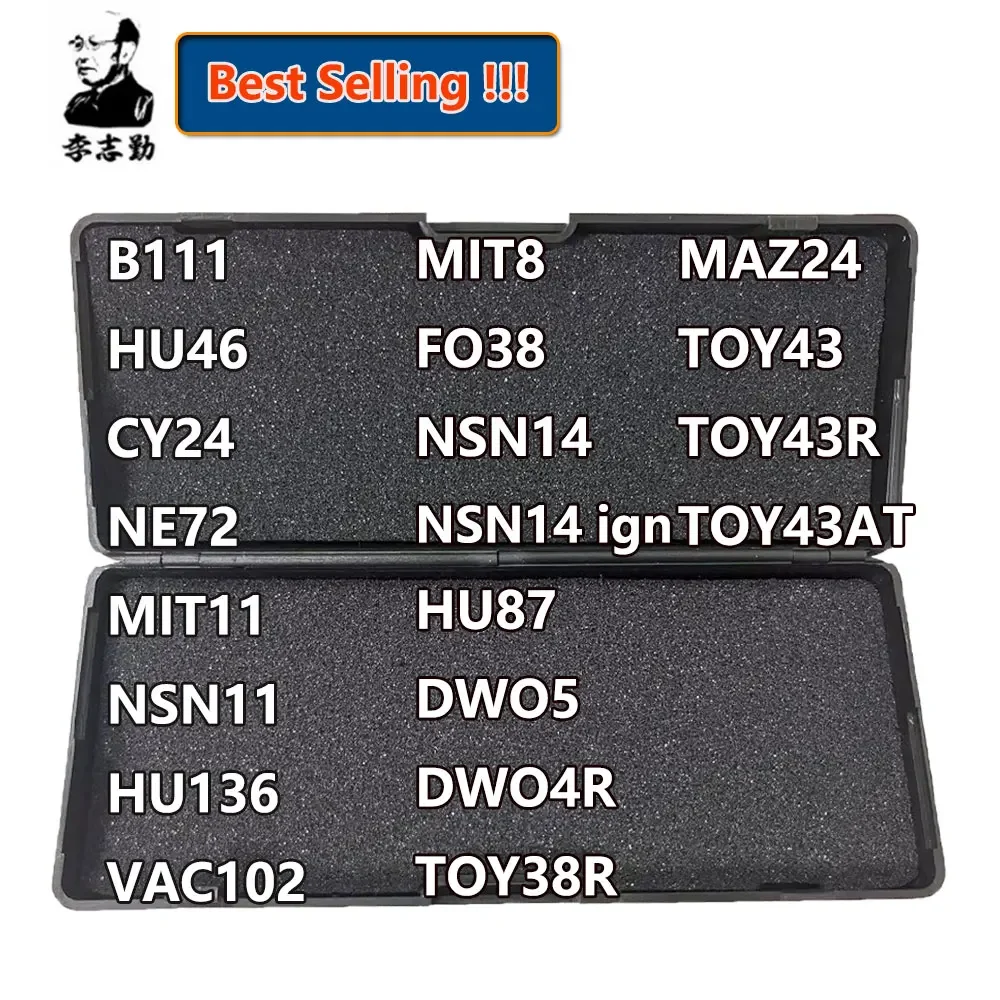 Lishi 2in1 Tool 2 in 1 MIT8 MIT11 NSN14 FO38 CY24 TOY43 TOY43AT TOY43R TOY38R DWO4R DOW5 CH1 HU87 Locksmith Tool for Car Key