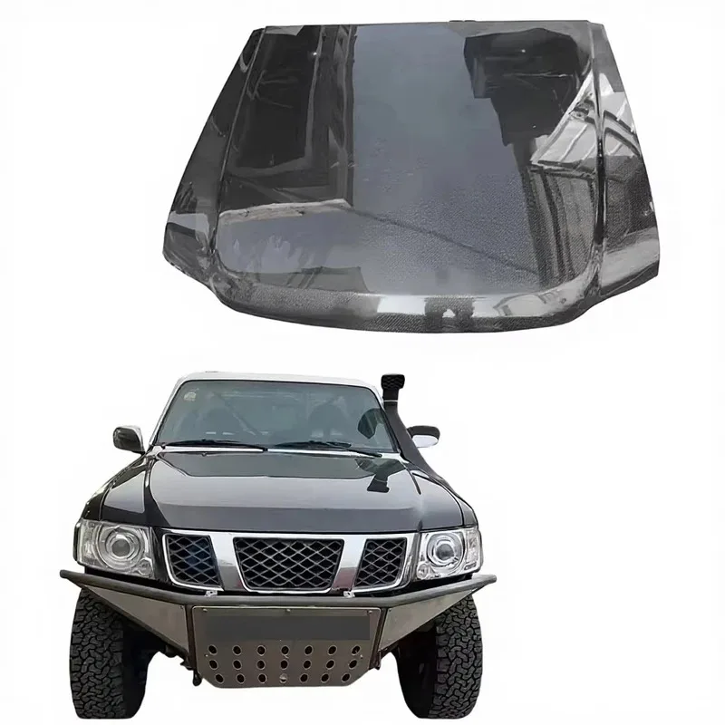 

Carbon Fiber Engine Hood for Patrol Y61 2012 OEM Style