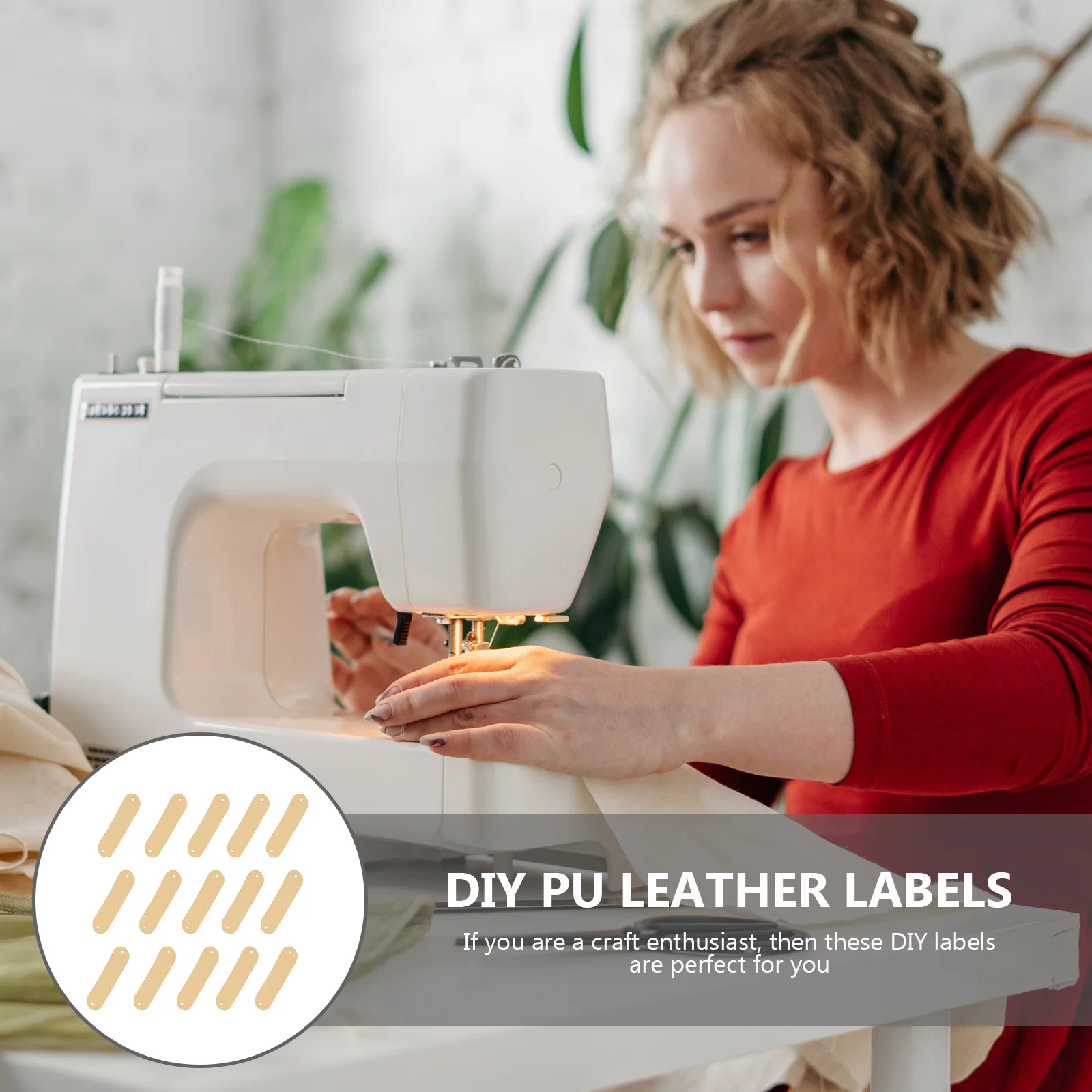 

100Pcs DIY Blank Label Tag for Clothing Bag Wallet Knitting Sewing Projects Apparel Accessories Tag