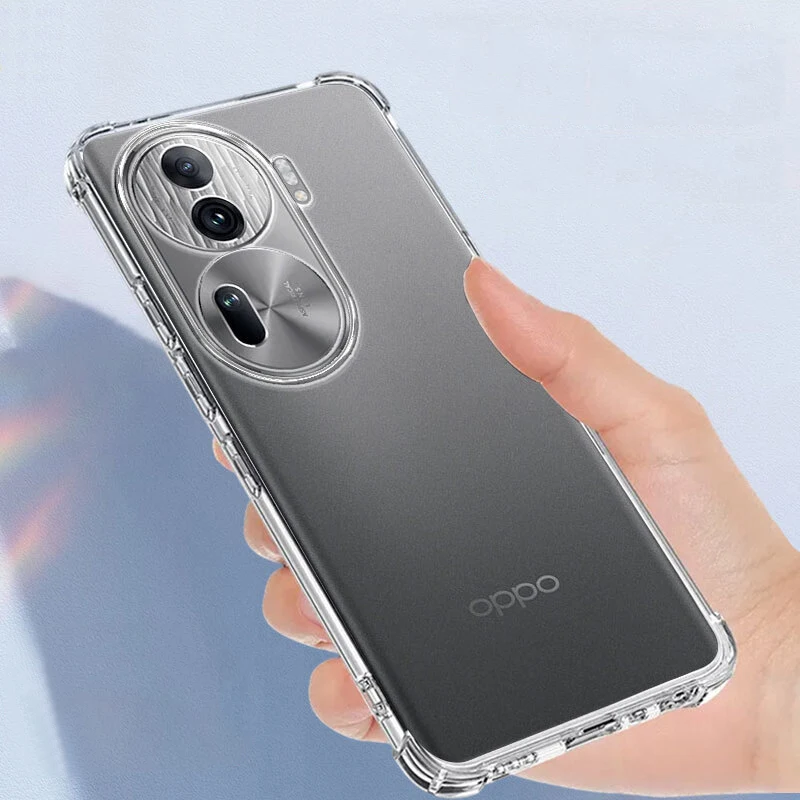 For Oppo Reno11 Reno 11 Pro (China) 5G Slim Soft TPU Silicone Transparent Case Shockproof Back Cover