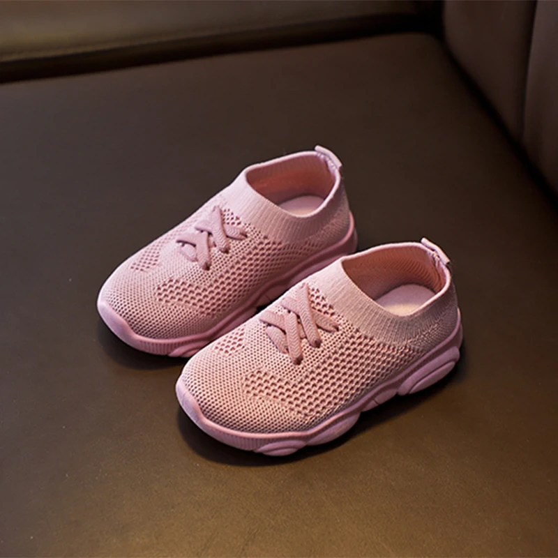 

Comfy Kids Girls' Light Pink Solid Color Sneakers, Breathable Shoes, Wear-Resistant, Grip-Resistant, Lightweight Children's Shoes, Suitable for Spring and Autumn, for Older Children, Students, Daily School, Outings, Running, Versatile Casual Shoes