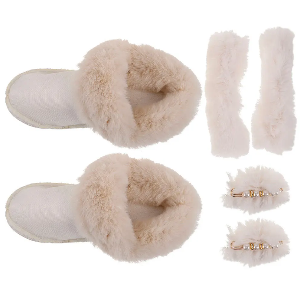 

1 set 1 Set Warm Shoe Liners Thick Cotton Inserts Cozy Boot Sleeve Slippers Removable Washable Winter Skiing Snow 40-41