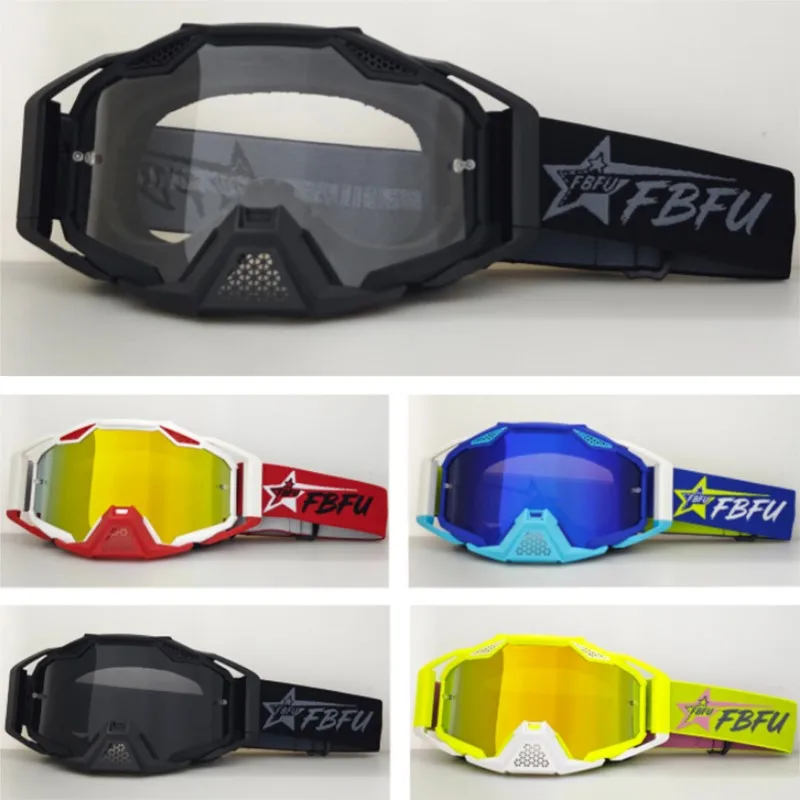 Lunettes de moto résistantes au vent et au sable, offrant des performances fiables, protègent les yeux du vent fort et des particules de poussière des bordures de route.