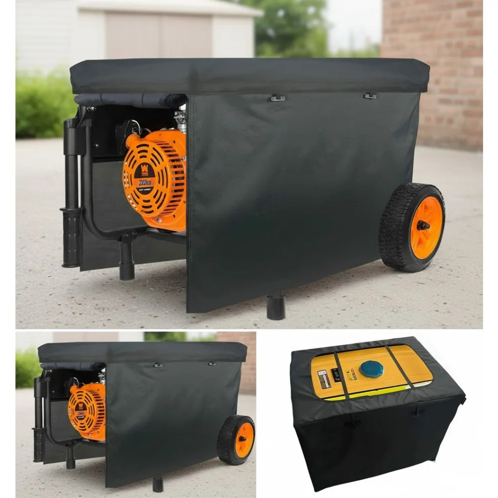 

Водонепроницаемая крышка для бега генератора, уличная палатка для генераторов мощностью 5000-10000 Вт, 32x24x24 дюймов