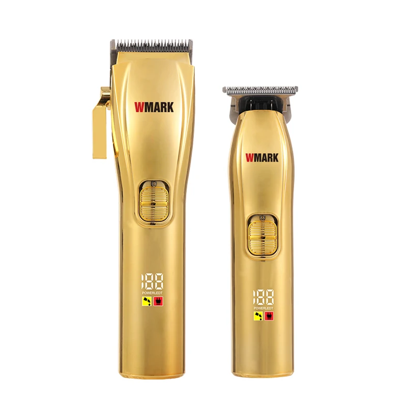 2023 WMARK NG-603 kit High Speed Professional Hair Clipper Hair Trimmer 2 in 1 7000RPM+6000RPM With LED Display