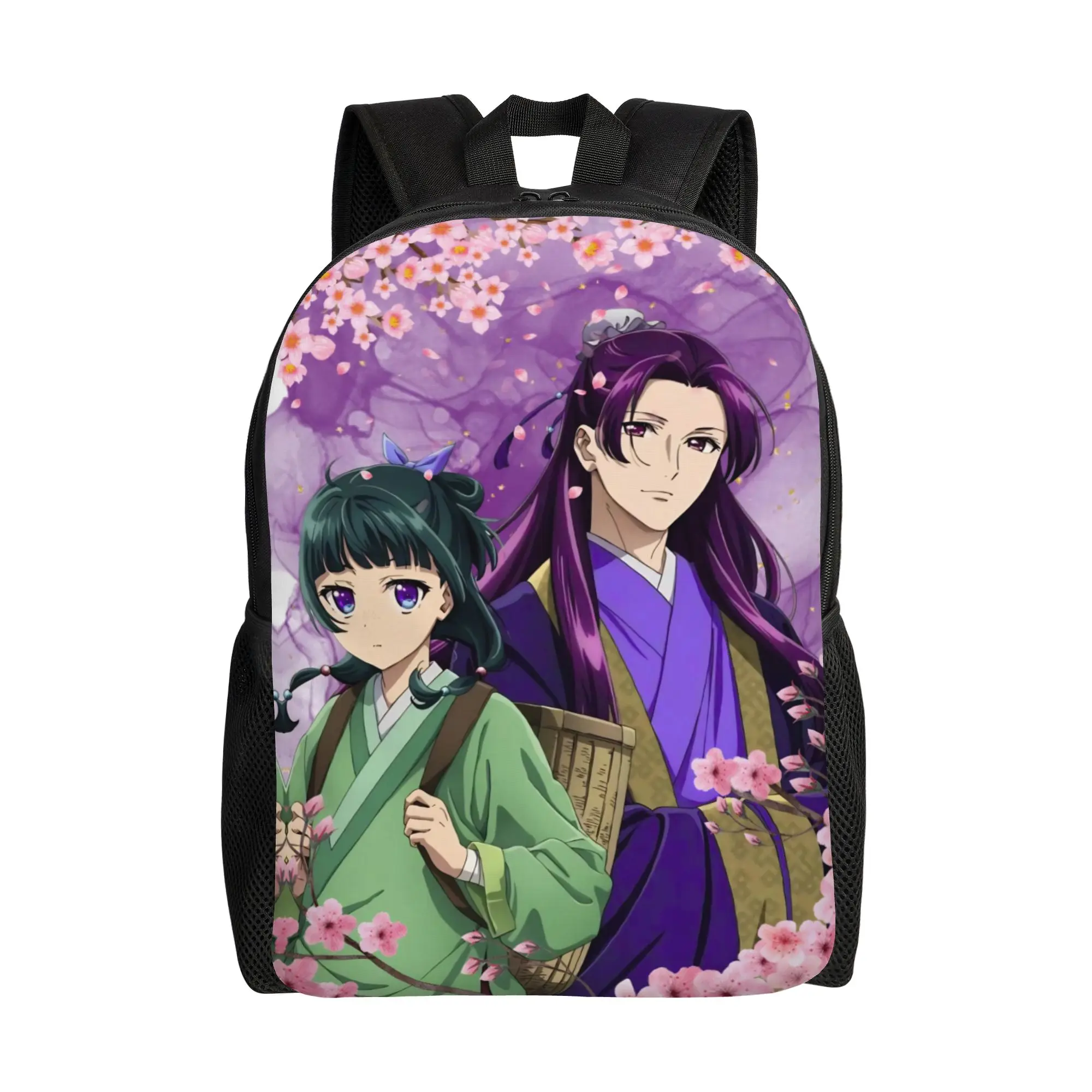 Mochila Esportiva Maomao Jinshi Anime: Moda, Escolar, Negócios, Diários de uma Apotecária, para Laptop e Computador