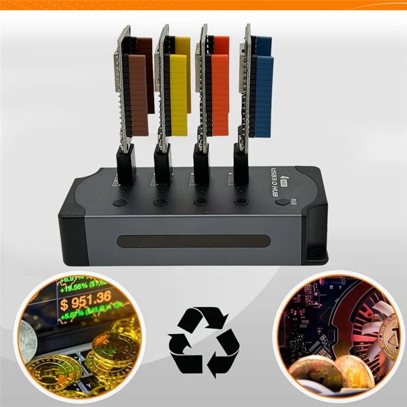 高度な Nerdminer ハブ 1500KH/S ソロ宝くじマイナー 4X370KH/S マイナー コンボ キット ビットコイン BTC マイナー Asic マイニング暗号マイニング ステーション