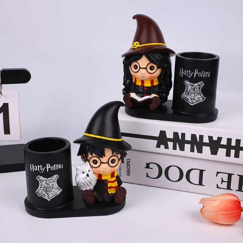 Harry Potter Kreativer Stifthalter Desktop-Schreibwaren-Aufbewahrung Retro-Ornamente Zurück-zur-Schule-Saison Geburtstagsgeschenk