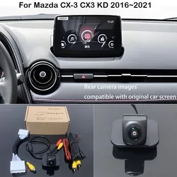 28 Pin Adapter cable Car Rear View Camera For Mazda CX-3 CX3 CX 3 KD 2016~2021 6V HD CCD Reverse Backup Camera For OEM Monitor