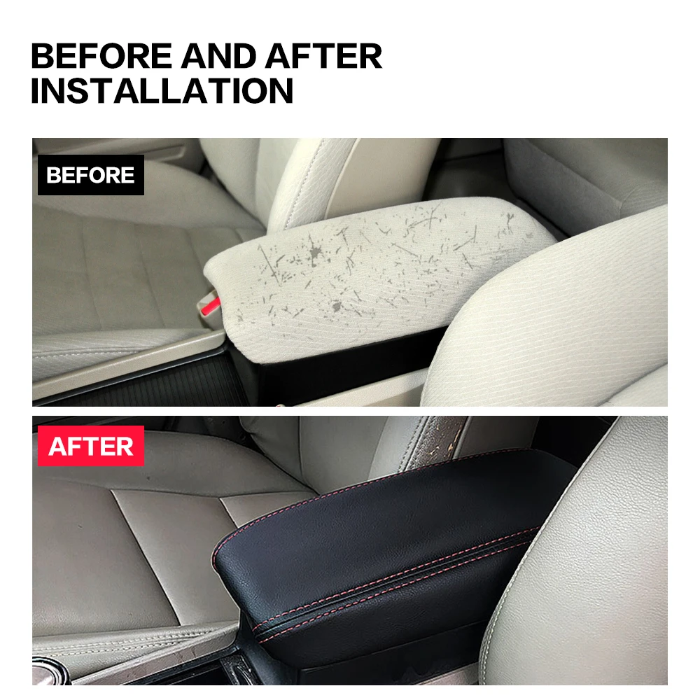 1Pcs Car Armrests Box Cover Decorative Interior Accessorie For Honda Civic 8Th 9Th 11Th Gen 2006 2007-2009 2010 2021 2022 2023