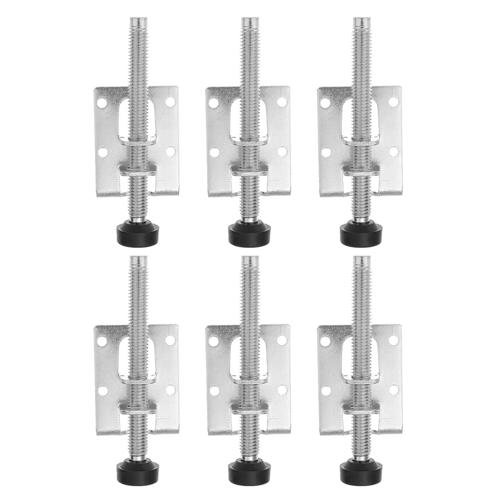 Ajustável Steel Leg Nivelamento Pés Porca, Ajustar A Almofada Do Pé, Acessórios Para Móveis, 6 Pcs