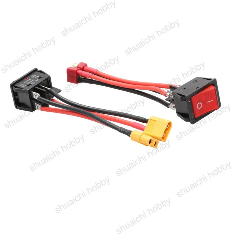 1 قطعة 30A 12 فولت/24 فولت 4-Pin 2-العتاد بطارية مفتاح رئيسي مع XT60/T-موصل قابس ل RC الطعم/قارب علكة 550/775 نحى المحرك