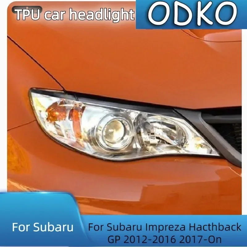 

For Subaru Impreza Hacthback GP 2012-2016 2017-On Car Headlight Protective Tint Film Smoke Black Transparent TPU Light Sticker