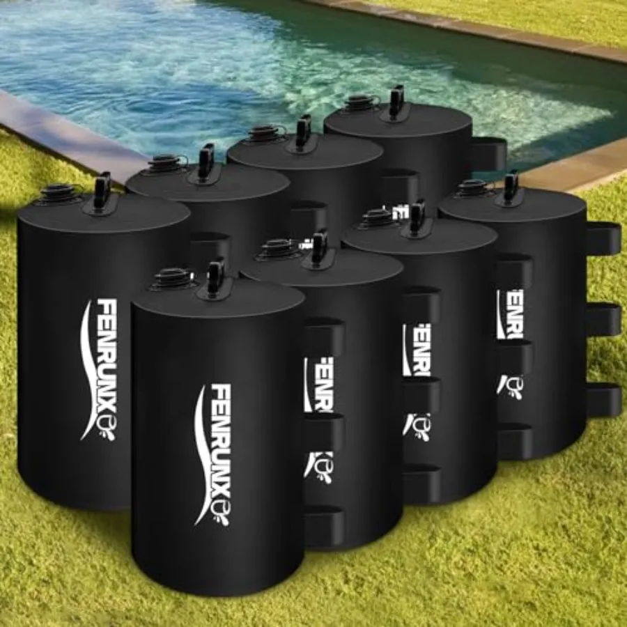 

Canopy Water Weight Bag, 176 LBS Gazebo Tent Water Weights Set of 8 Leg Weights for Carport, Pop Up Canopy, Tent, Gazebo