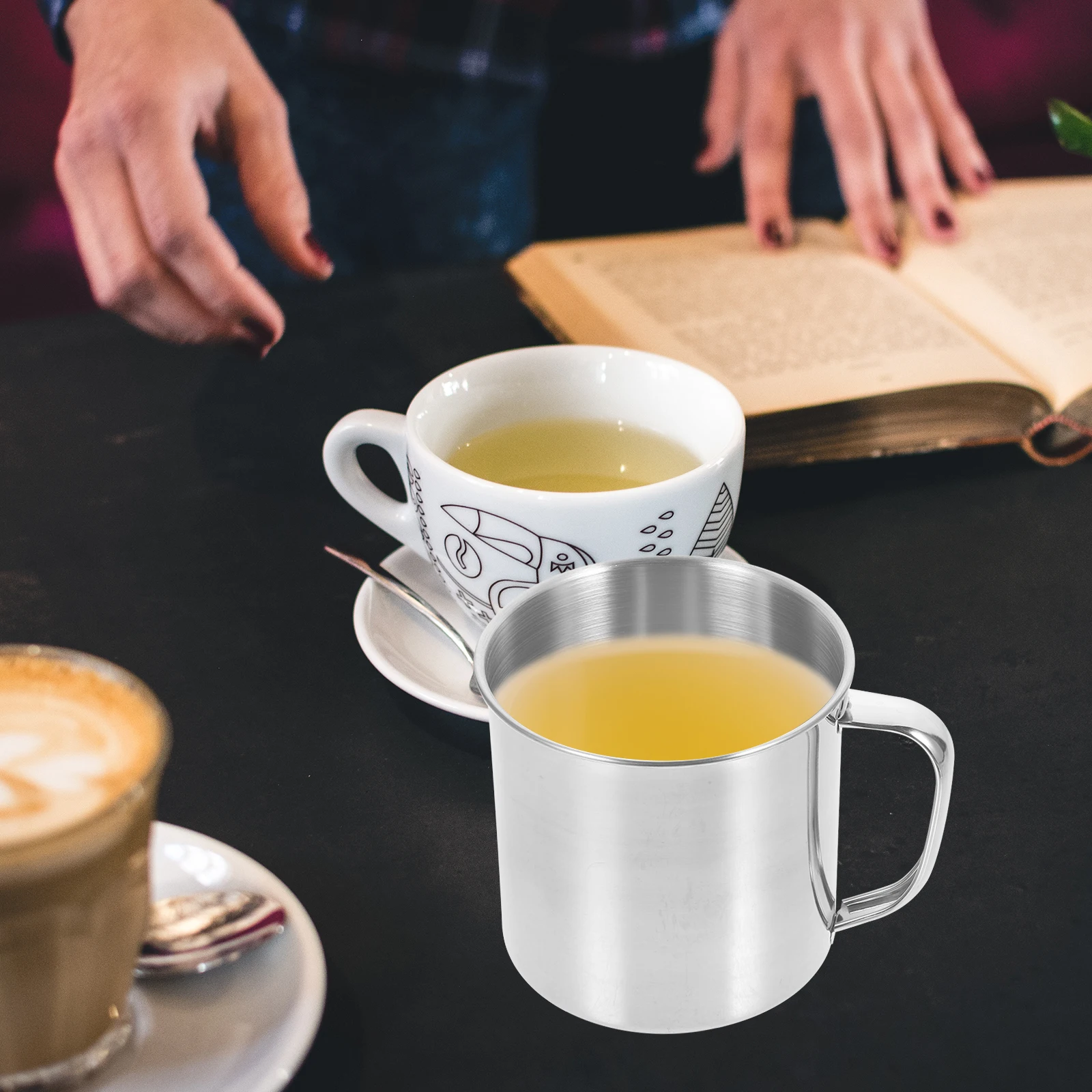 

tea cup coffee cup stainless steel cup water cup drinking cup