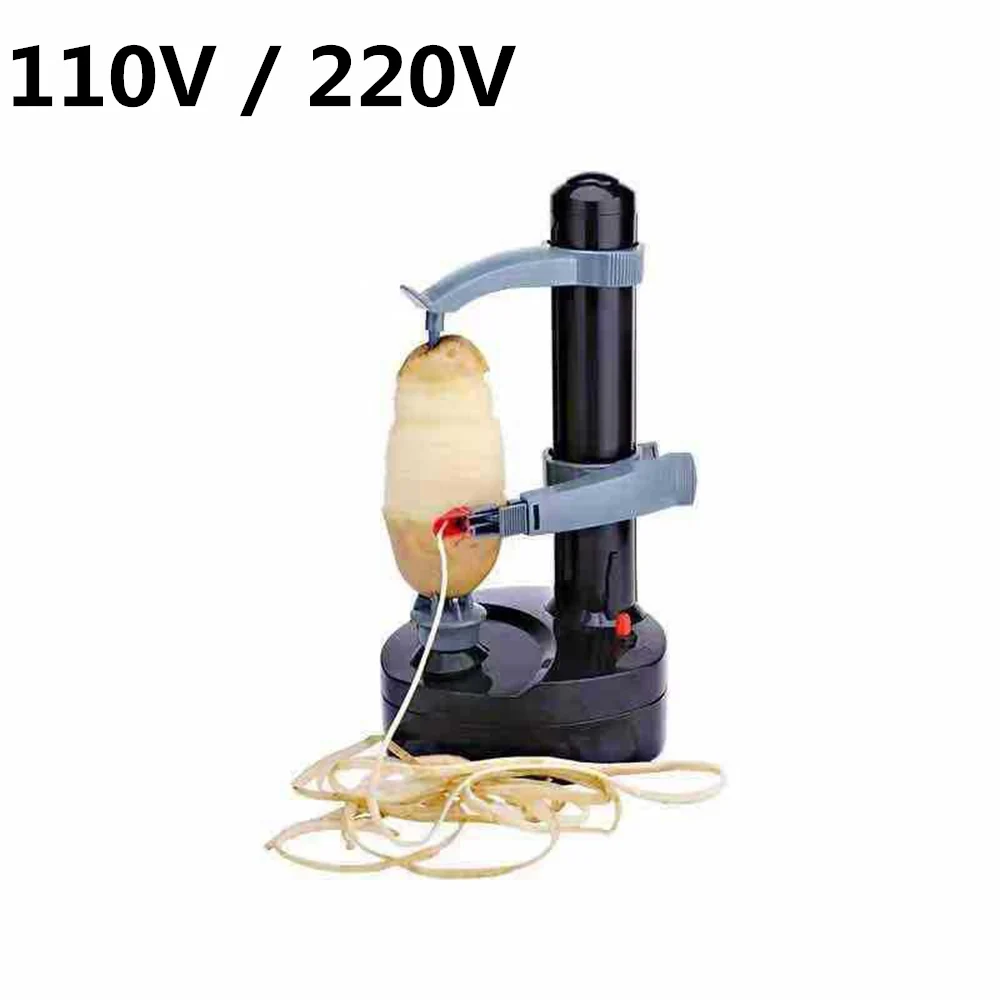 110V 220V Potato Peeler Electric with 3 Blades Automatic Apple Paring Machine Kitchen Tools Cutter Slicer For Vegetable Fruits