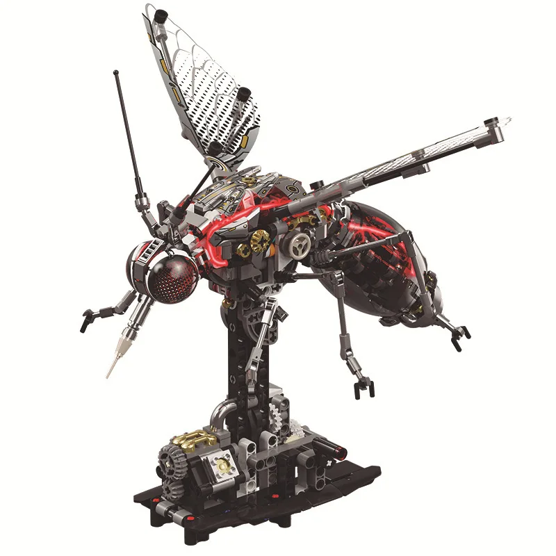 

Креативный механический конструктор-москит: развивающий набор MOC для сборки животных, обучающая STEM-игрушка для детей и взрослых