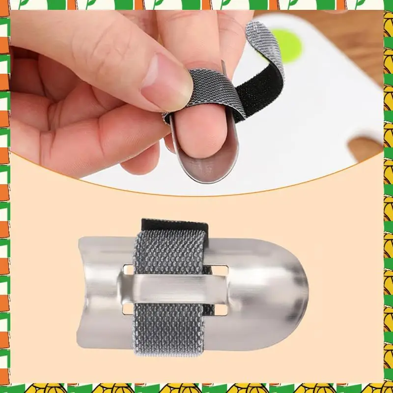 

Professional Tool 10PCS Finger Protectors Finger Guards For Cutting Food Multifunctional Stainless Steel Finger Hand Protector T