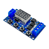 DC 12V 24V Dual MOS LED Digital Time Delay Relay Trigger Cycle Timer Delay Switch Circuit Board Timing Control Module DIY