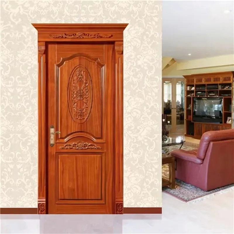 classical model outer wooden door main entrance teak wooden door price single door