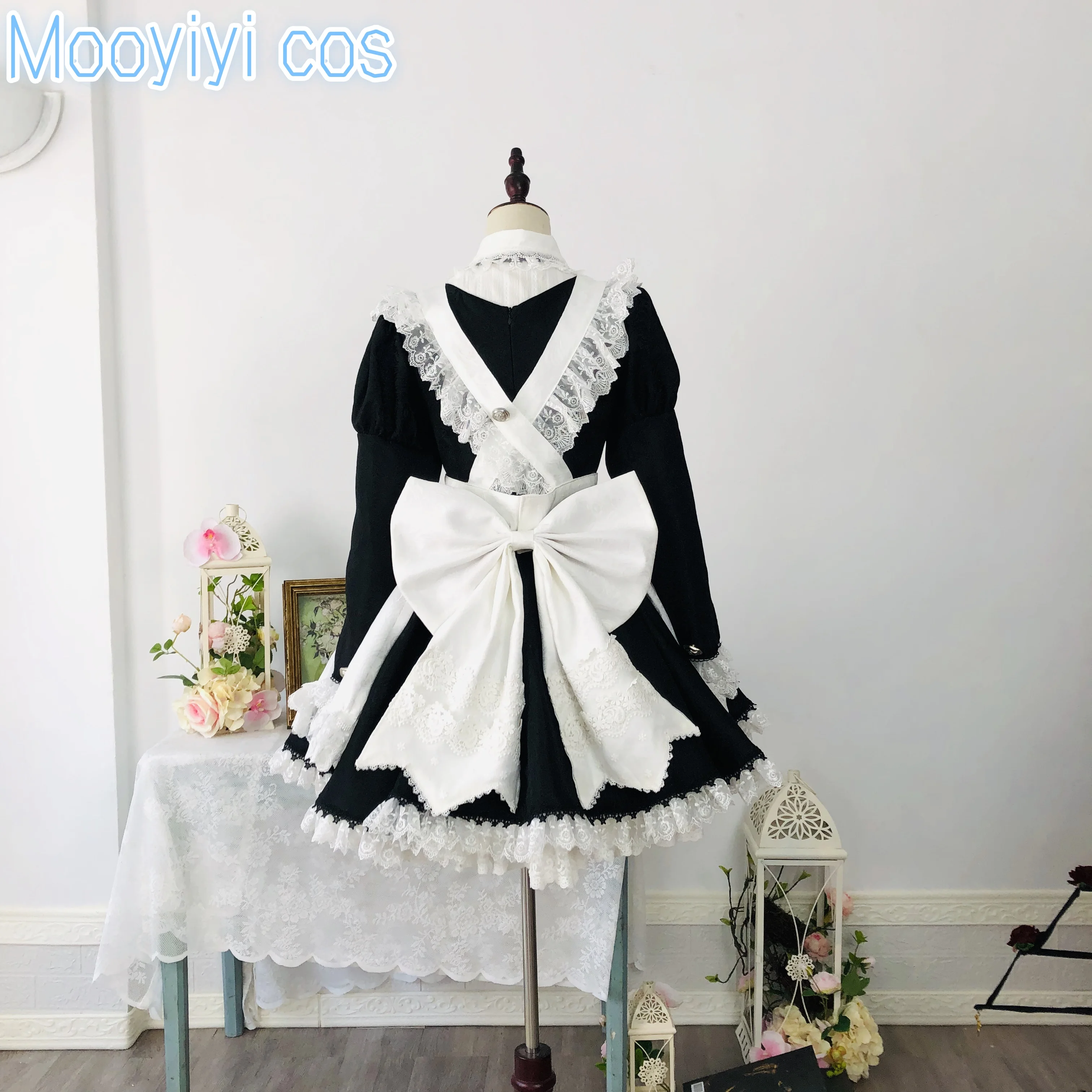 أزياء تاماي/هيزاكورا التأثيرية الجديدة للهالوين وعيد الميلاد لعب الأدوار الهزلية المخصصة Mooyiyi تنورة جديدة تحسين التفاصيل