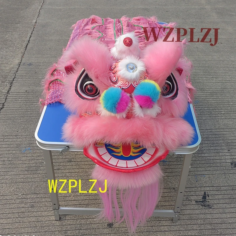 أزياء مسرحية الأسد ملابس رقص 10-15 سن الطفل طالب لعب لعبة حفلة رياضة عيد الميلاد الحدث الشعبي مرحلة التميمة الصين #4