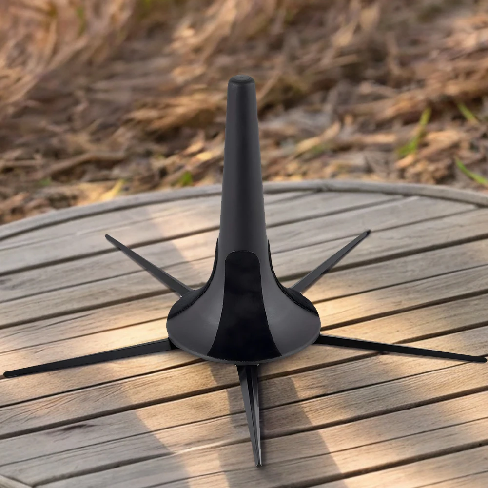 5 أرجل قابلة للطي حامل البوق مقاوم للماء حامل الكلارينيت المعدني أرجل ثابتة رف وضع محمول للأدوات النحاسية