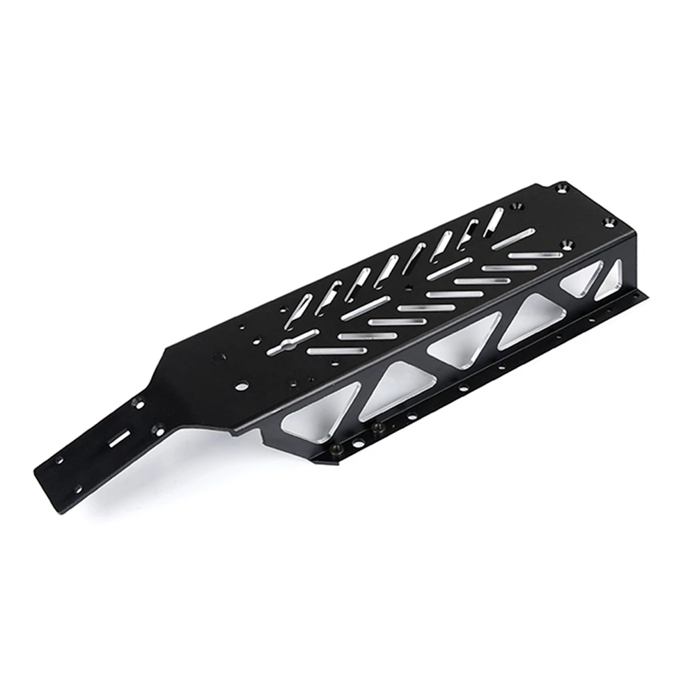 Rangka Sasis Utama Baru untuk 1/5 Hpi Rofun Baha Rovan Km Baja 5B 5T 5SC Rc Suku Cadang Mainan Balap Mobil, Logam B