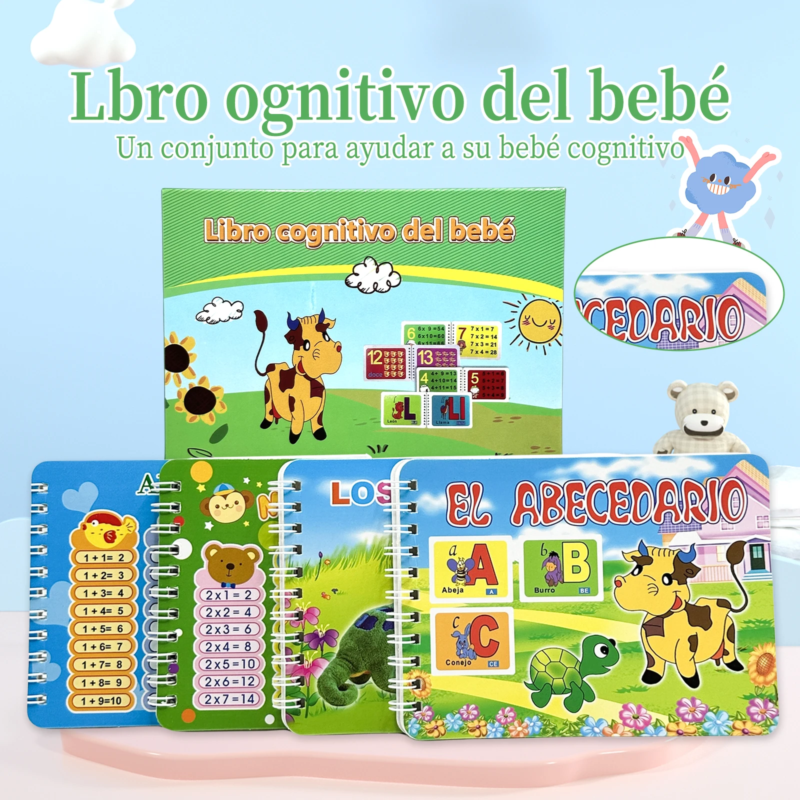 

Набор из 4 детских научных книг, Детские знания и обучающие игрушки для просвещения, развивающие игрушки для дошкольников