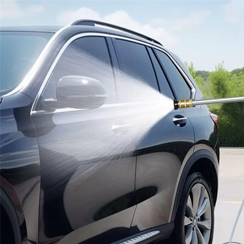 Dysza A45F-Jet, dysza do węża wysokociśnieniowego, narzędzia do myjek wysokociśnieniowych z 3 różnymi dyszami, trójfunkcyjna trzpieniowa dysza wysokociśnieniowa.