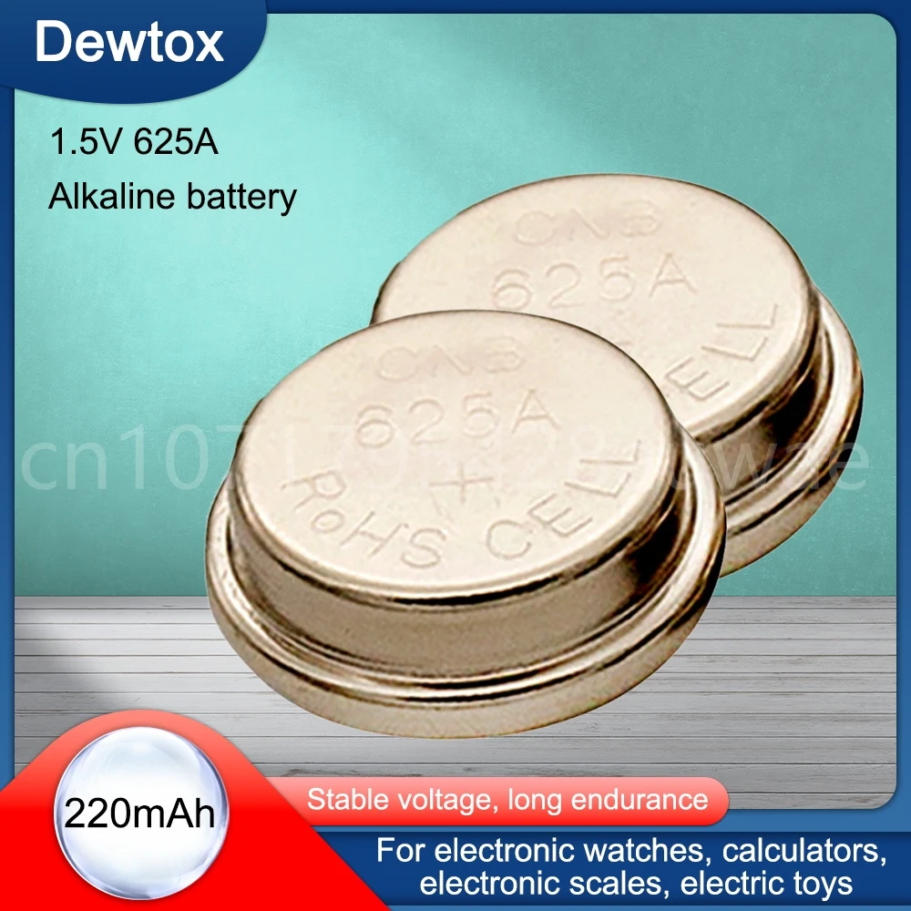 1-5PCS ALKALINE Battery 200mAh 1.5V 625A 625GH 200MAH Button Battery V625U EPX13 MR09 E625 EPX625 RPX625 M20