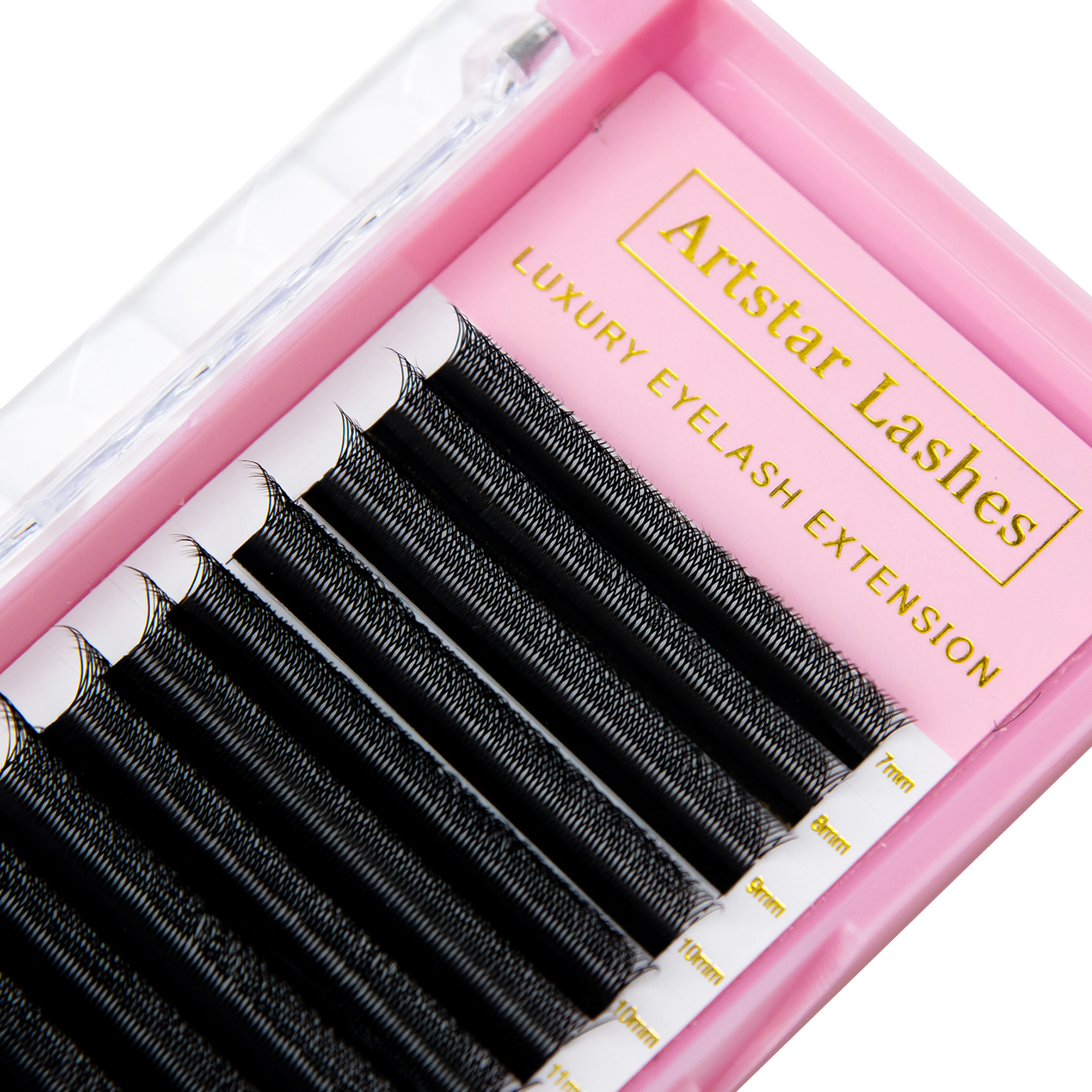 ARTSTAR YY Lashes Extensions 12Rows/tray Korea PBT Black Y Shaped Lashes  8-15mm Professional YY Eyelashes Makeup Wholesale