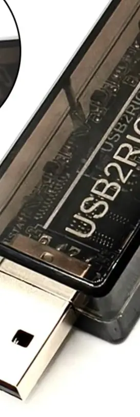 

USB2RIG V2 Radio USB Sound Card Connector Audio Adapter For Commercial Radio Computers For KENWOOD, For YAESU/ICOM