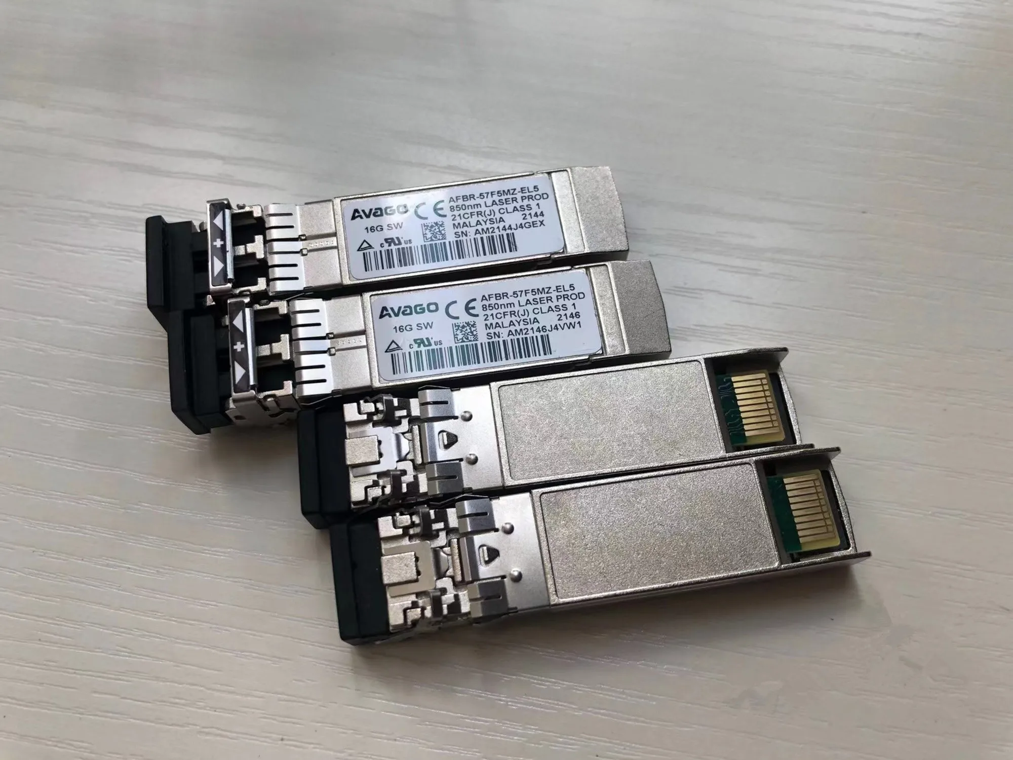 AVAGO SFP Transceiver 16G Fiber Optical Module 850nm 100M LC/AFBR-57F5MZ-EL5 Multimode 16GB Optical Switch