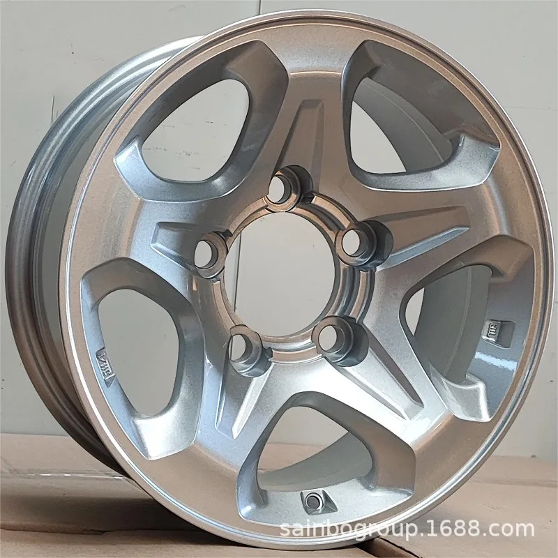 

Suitable for F91JT296 16x7 5x150 silver, Shengbo, modified automotive aluminum alloy wheel rims