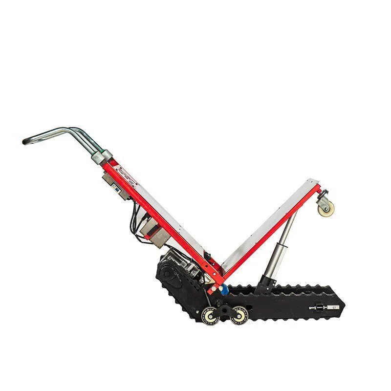 Industrial Silent Electric Stair Climbing Dolly, Folding Crawler Track Hand Truck for Delivery Up Down Stairs
