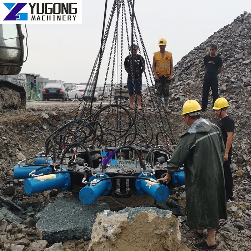 

Excavator Hydraulic Round Pile Breaker Cutter for Cutting Round or Square Concrete Piles Concrete Pile Head Cutter