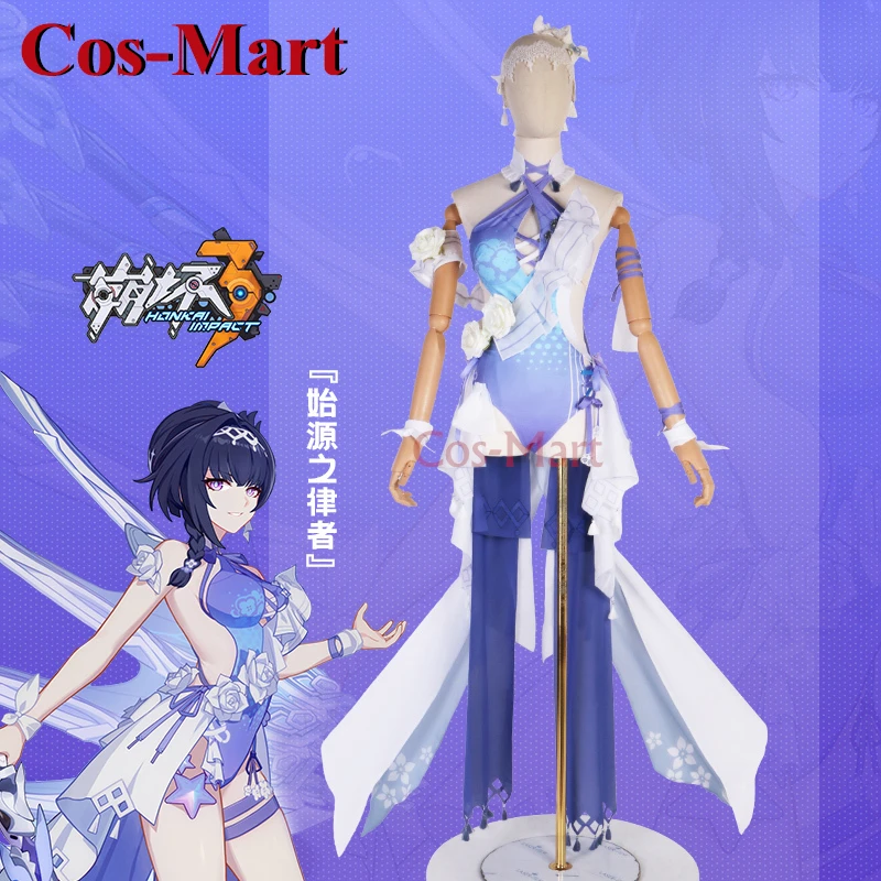 Cos-Mart gorąca gra Honkai Impact 3 Raiden Mei przebranie na karnawał słodki fajny piękny kombinezon aktywność impreza do odgrywania ról odzież XS-XL