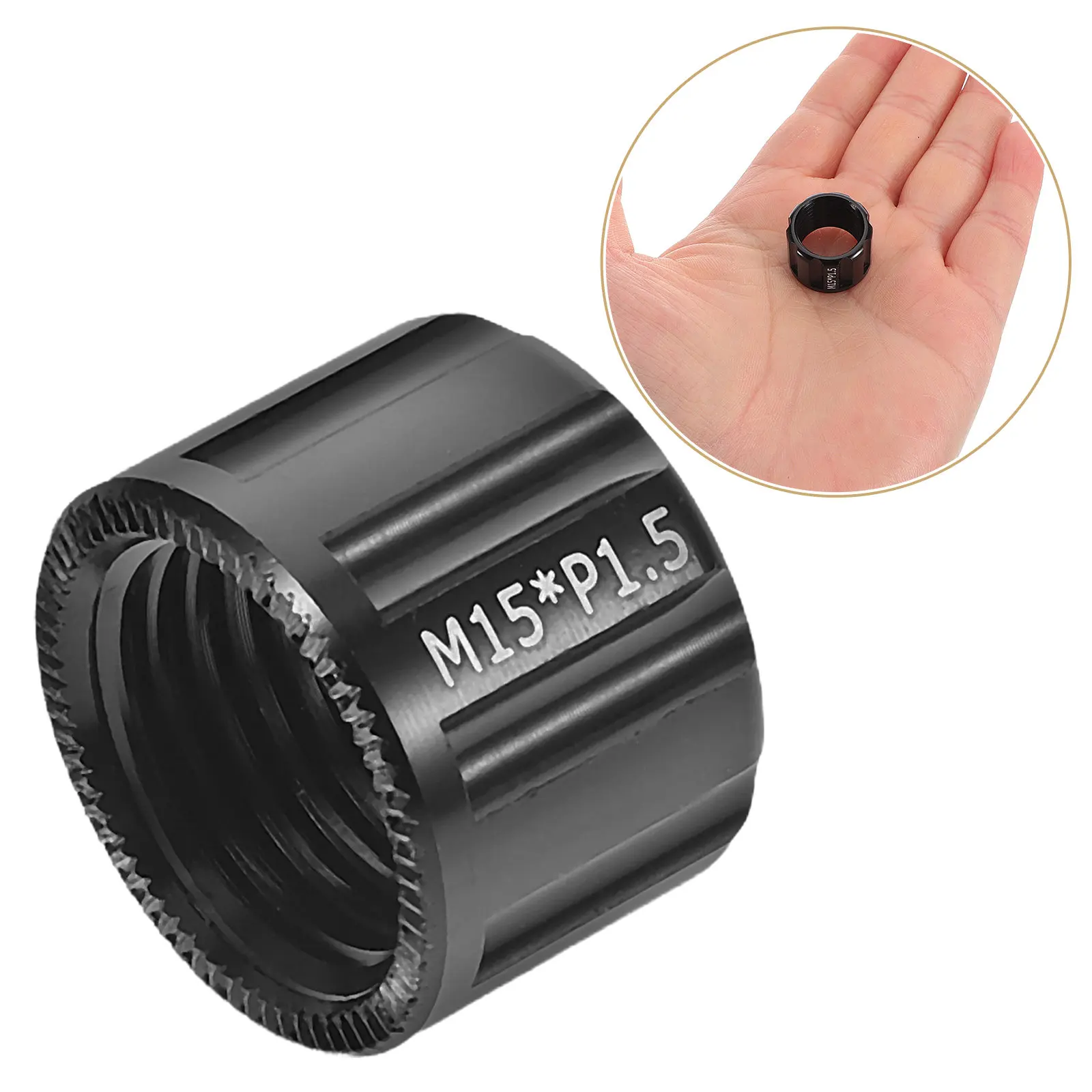 

Aluminum Alloy Bicycle Thru Axle Nut for Mountain E-Bike Front Rear Fastening Precision Fit Stylish Cap Replacement