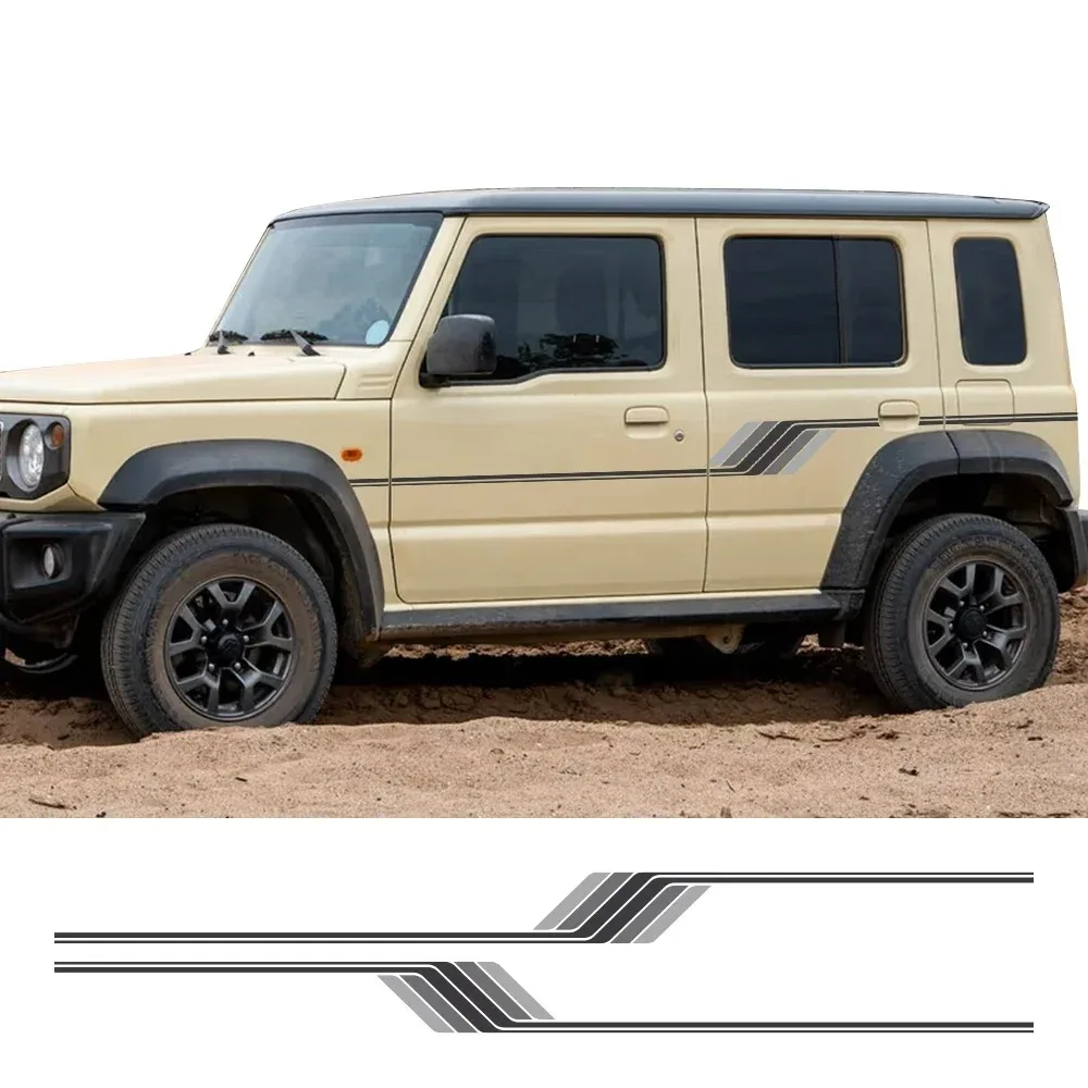 

For SUZUKI JIMNY XL WAGON JC74 4Door 2023-24 Car Door Side Stickers Auto Boby Decal Kit Waterproof Vinyl Film Car Accessories