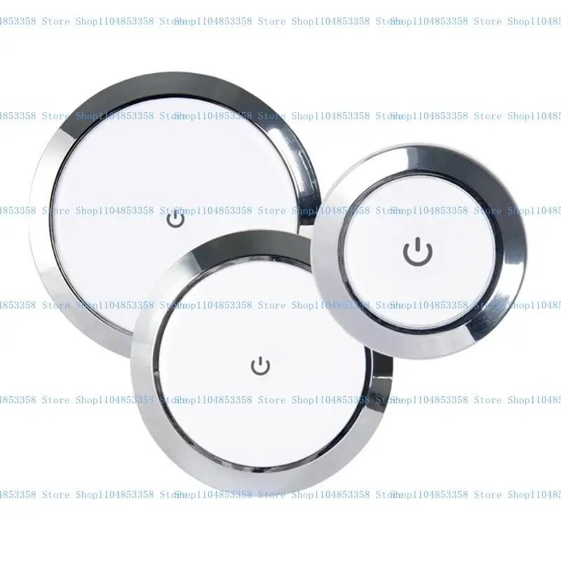 

12V/24V LED Puck Lamp SurfaceMount Dome LightInterior Accessories Touch Switch Marine Ceiling Roof Light 7.3/14/18cm