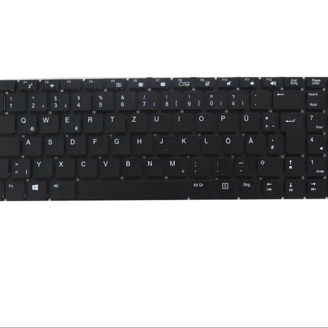 

Клавиатура для ноутбука MEDION AKOYA S17413 MD61419 MD62469 MD62491 MD62492 MD64146 MD64170 немецкая GR черная без рамки