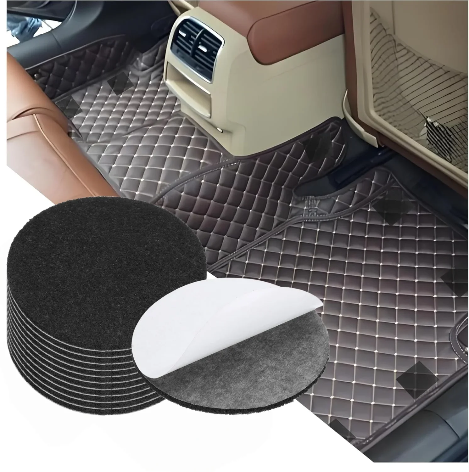 

20 шт., лента для ковров, самоклеящаяся наклейка на крючок и петля, универсальная фиксирующая лента для салона, аксессуары для автомобилей