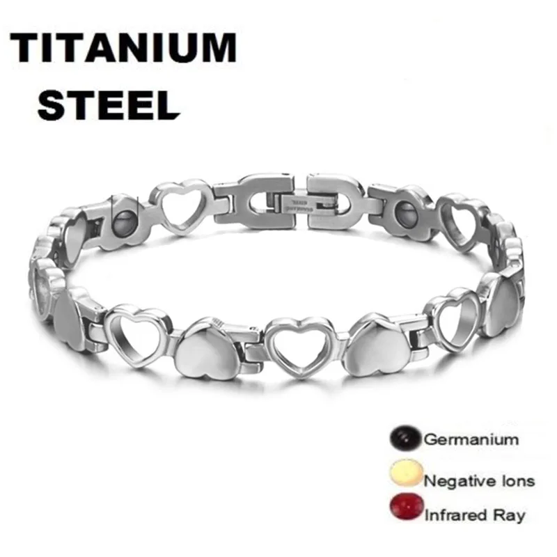 

Love Titanium Steel Bracelet Wristband for Women Chain European Link Miss