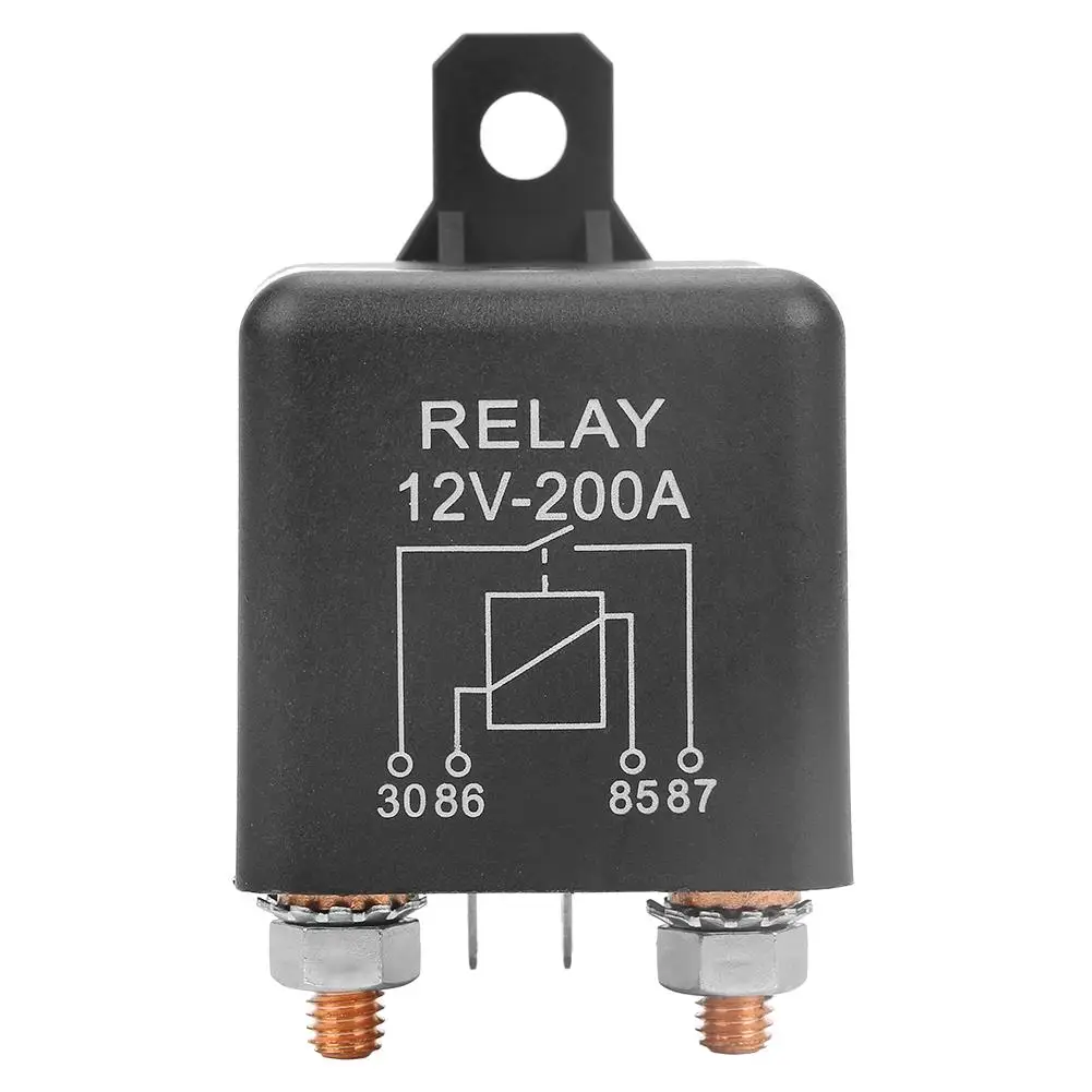 

12V 4-Pin Start Relay Heavy Duty Car ON/OFF Switch RL/180 200A Tool for WM686
