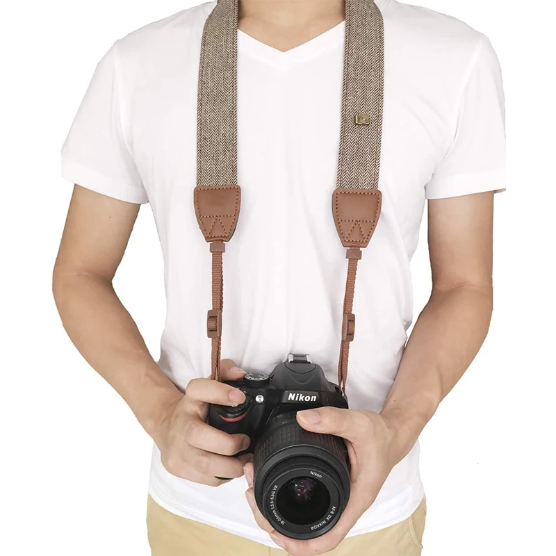 Slr-ヴィンテージカメラショルダーストラップ,nikon,Canon,Sony,Fuji,slr,dslr,フォトスタジオ,アクセサリー用